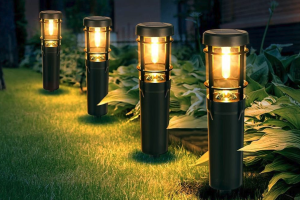 Efficient Cylindrical Solar Outdoor Lights for Eco-Friendly Illumination