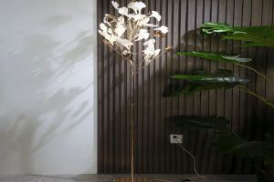 Illuminate Your Space with a Ginkgo Leaf Floor Lamp
