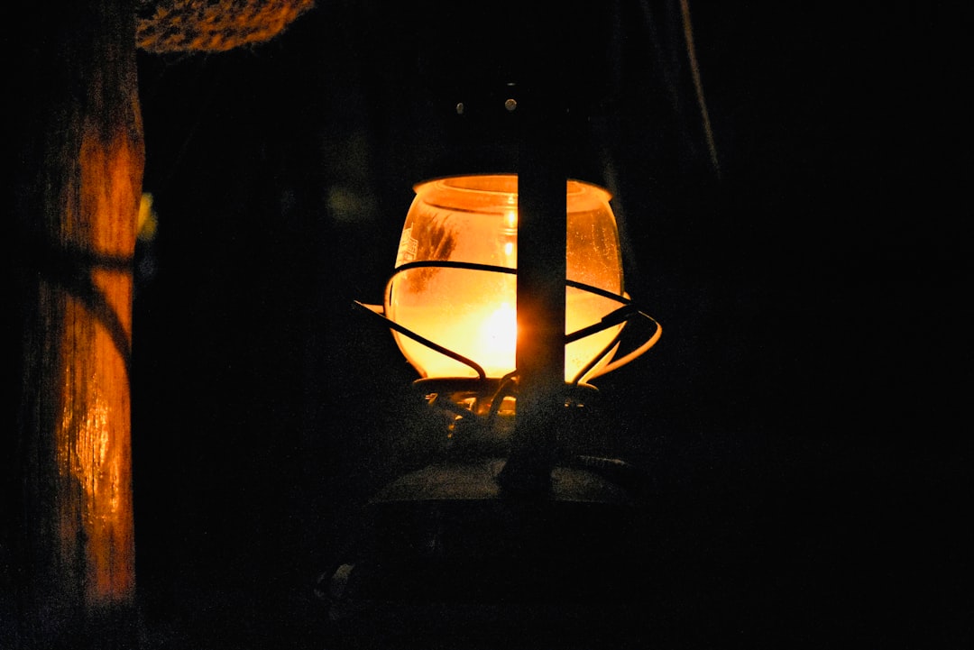Photo outdoor bollard light