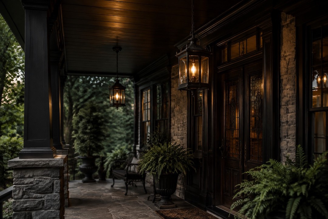 Front Porch Dark Academia: The Allure of Lantern Pendant Lighting